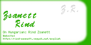 zsanett rind business card